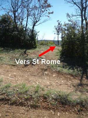 Saint Rome de Tarn 12490 circuit des Pins vers St Rome