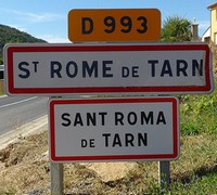 Saint Rome de Tarn 12490 entrée