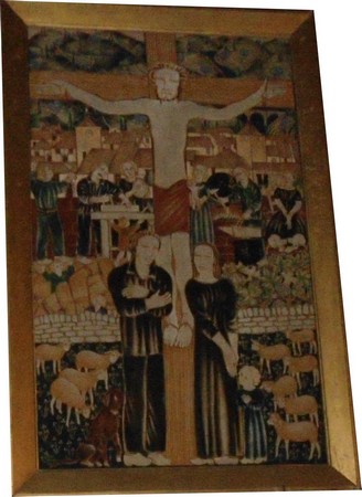Saint Rome de Tarn 12490 église crucifiction