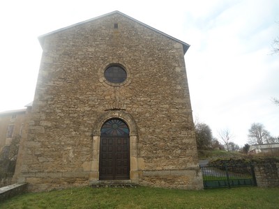 Saint Rome de Tarn 12490 St Clément église entrée