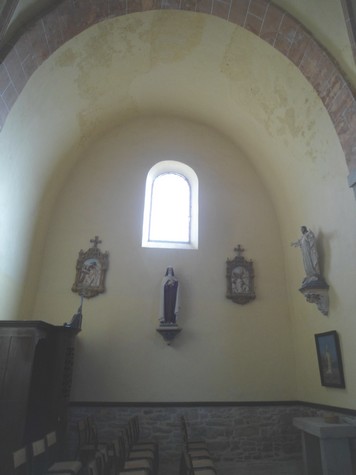 Saint Rome de Tarn 12490 St Clément intérieur église 3