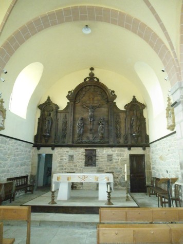 Saint Rome de Tarn 12490 St Clément intérieur église