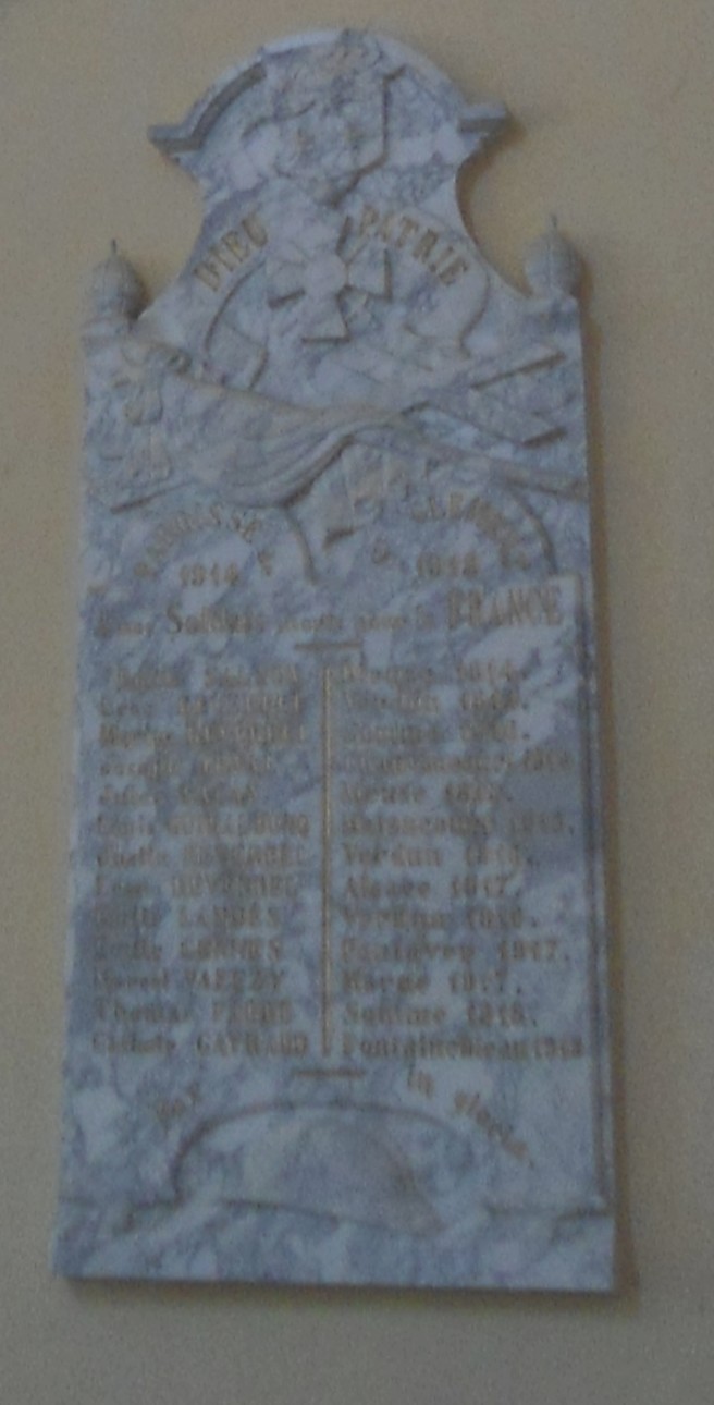 Saint Clémént plaque 14 18