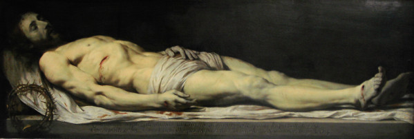 Saint Rome de Tarn 12490 St Clément Le Christ mort couché sur son linceul